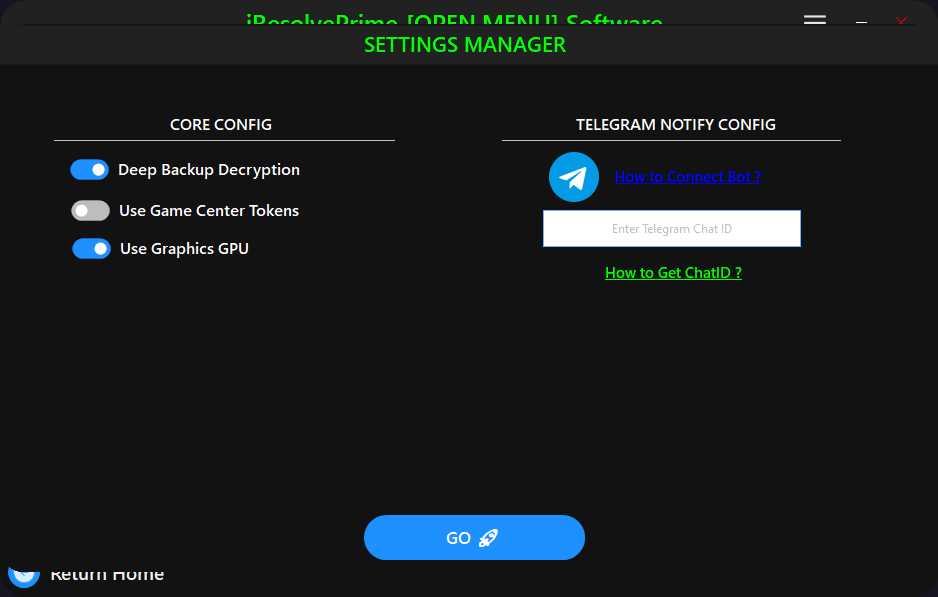iResolvePrime Device Wipe Without Password